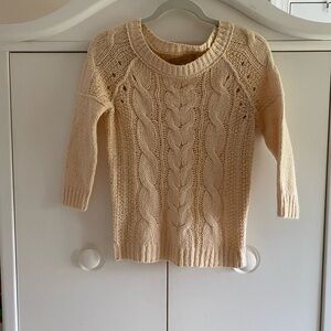 Loft XS Cozy Knit Sweater in Cream SOFT
